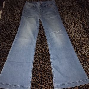 American Eagle A line flair leg jeans